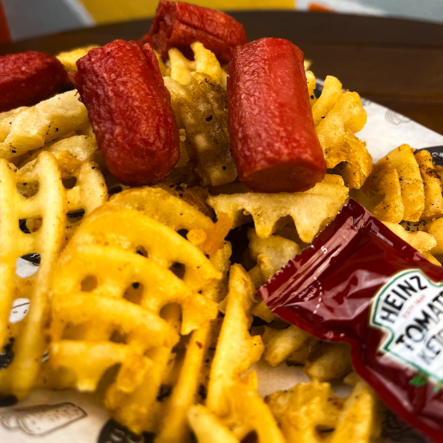 PAPAS WAFLE 200GRS CON SALCHICHA