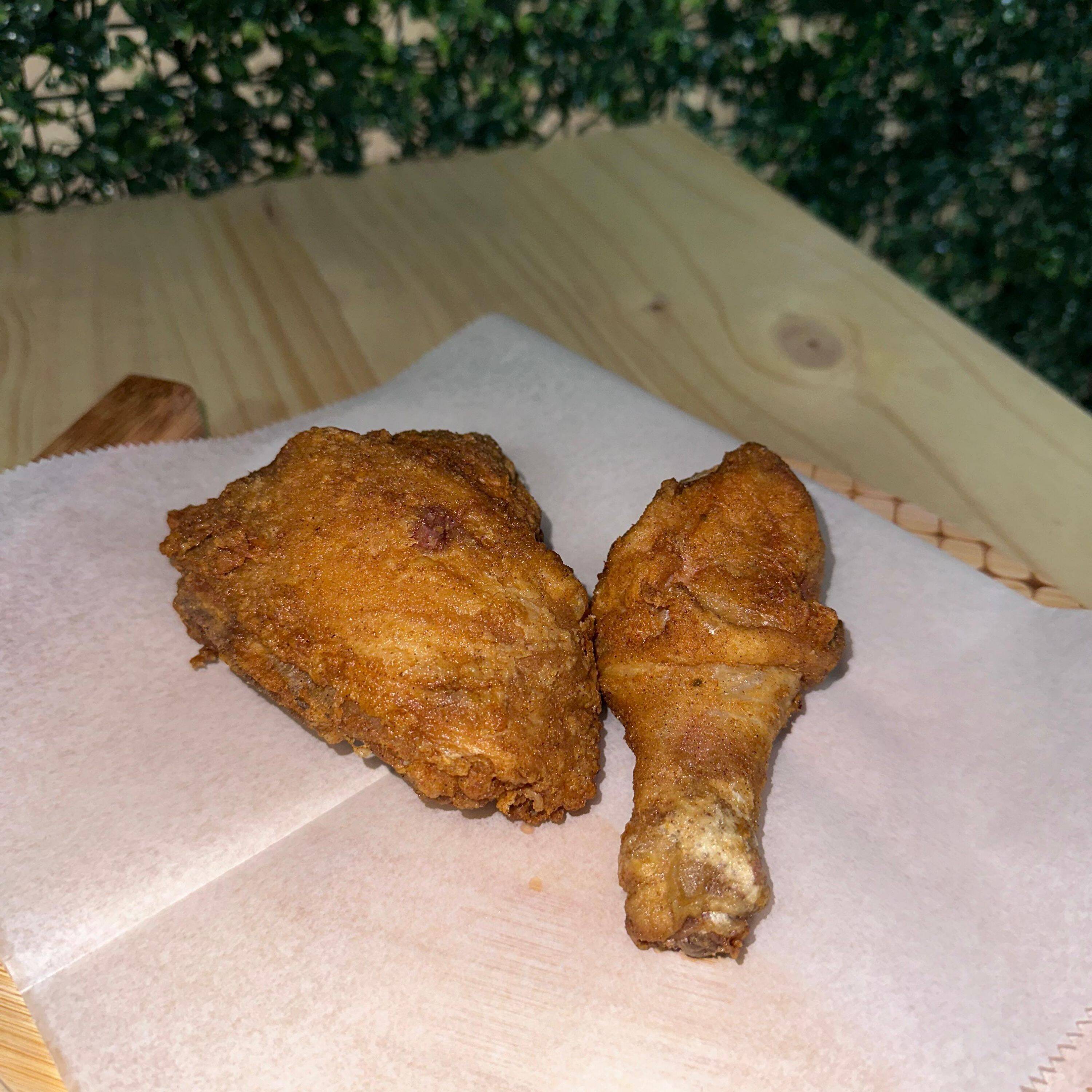Pollo Frito Muslo + Cuarto