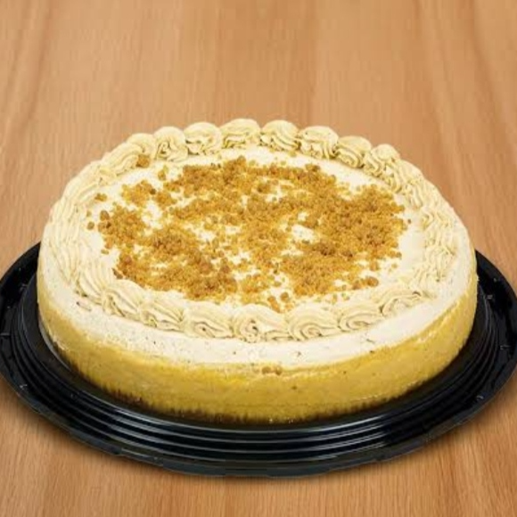 Rebanada de Pastel de Queso y Calabaza