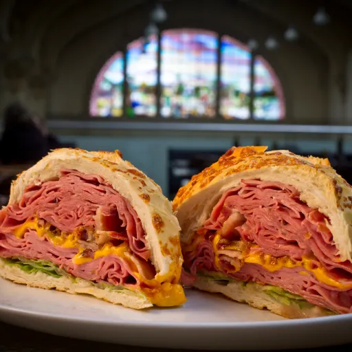 O sanduíche Paulista é um lanche tipicamente brasileiro, sanduiche acompanha uma generosa porção de aproximadamente 110g de mortadela defumada na chapa com queijo prato derretido e um leve toque de alface . O nosso paulista é feito com o nosso pão baguete artesanal , quente , fresco e selado na manteiga , levado ao forno para dar crocancia e bem chapeado .este combo acompanha um refrigerante mini pet da sua escolha .