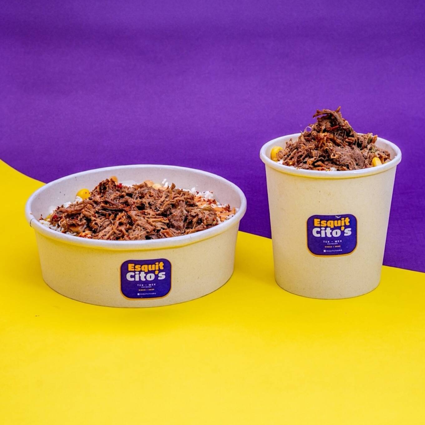 COMBO ESQUITE X 2 TINGA DE CARNE 16 Y 12 OZ