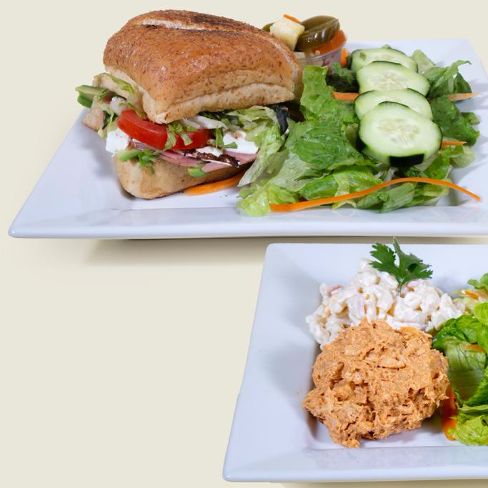 Ensalada y Panini