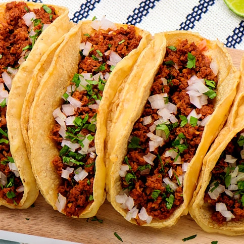 Tacos de chorizo