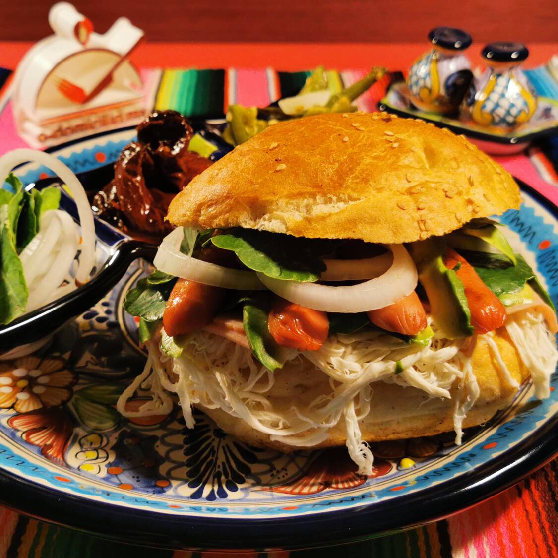 Combo Cemita de Jamón y Salchicha + Refresco