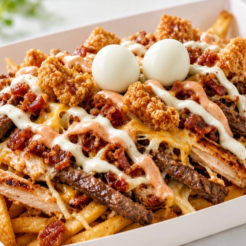 Salchipapas Especial de La Casa