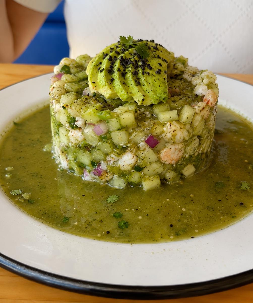 CEVICHE VERDE QUEMADO MIXTO