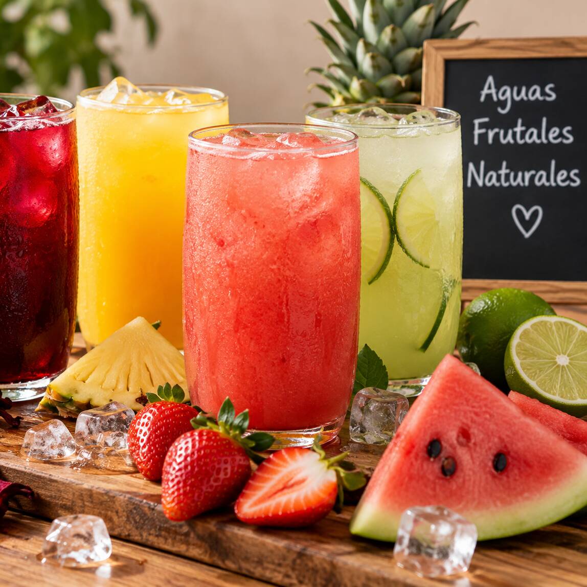 Agua Frutal De 1 Lt
