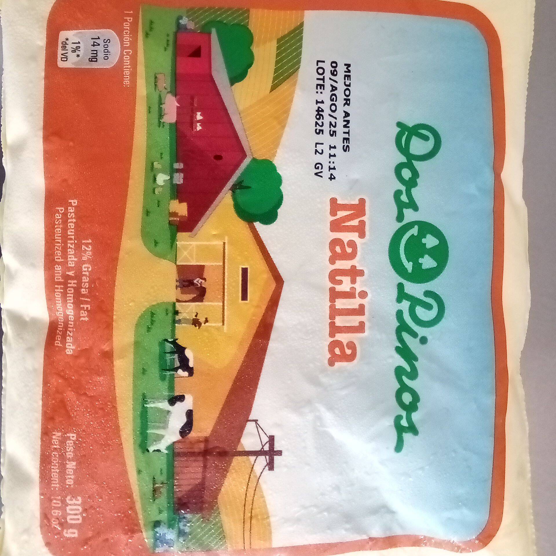 Natilla La Granja Sin Sal