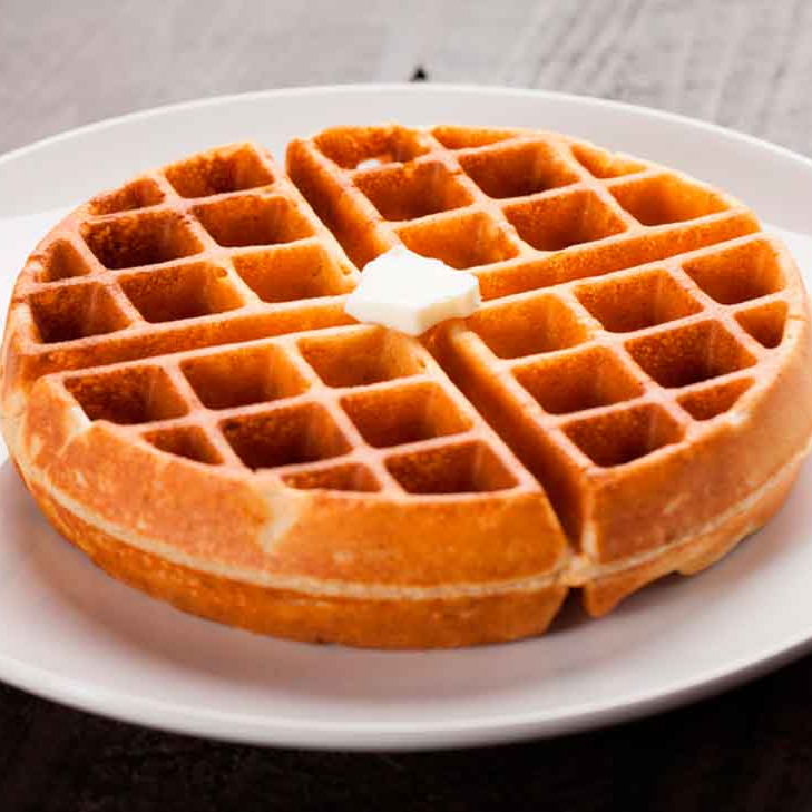 Waffle de Fresa Platano