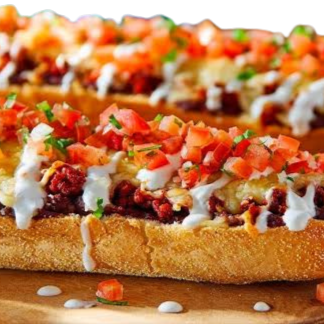 Molletes con Chorizo