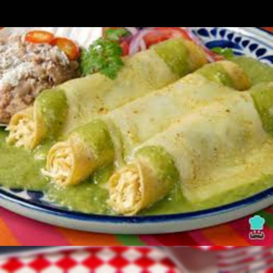 Enchiladas suizas CHICAS 3pz