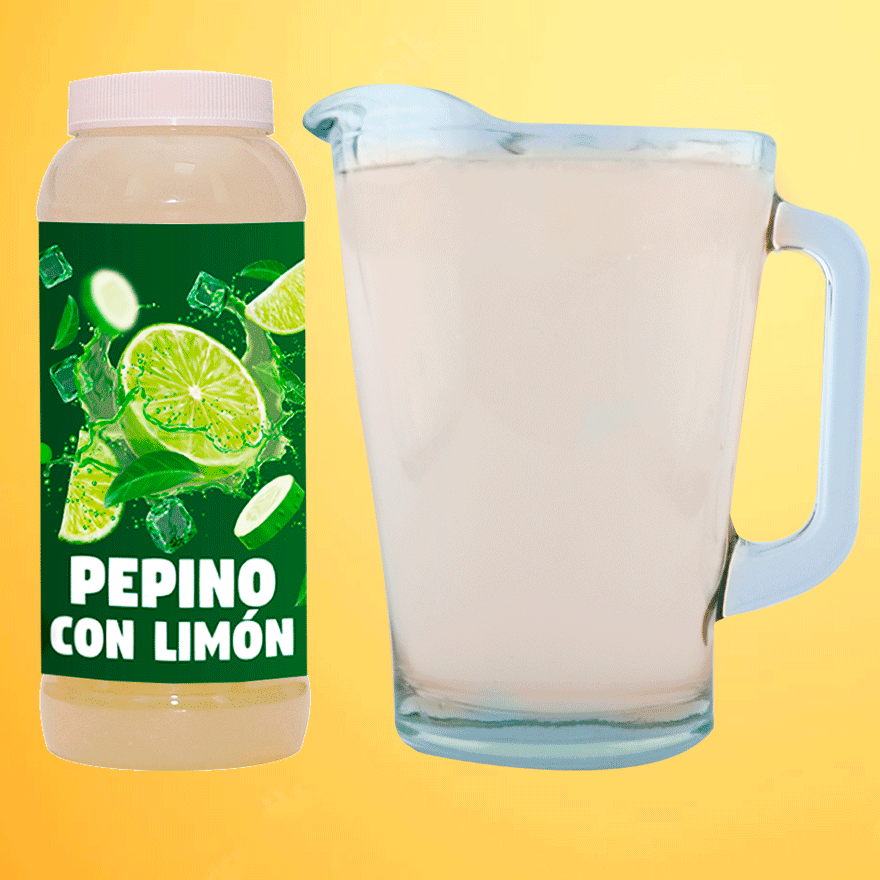 Agua de Pepino con Limon 1L