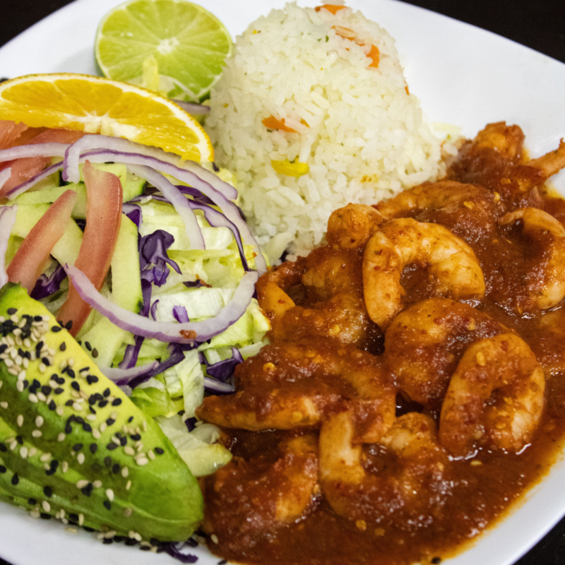 Camarones a la Diabla