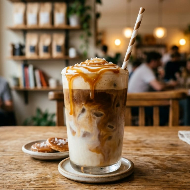 Iced Caramel Latte
