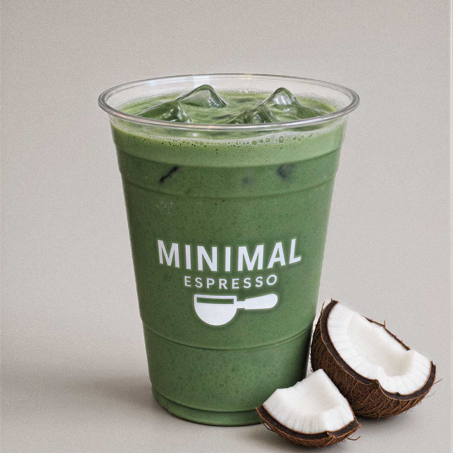 Matcha Latte Frío Coco 16 Oz