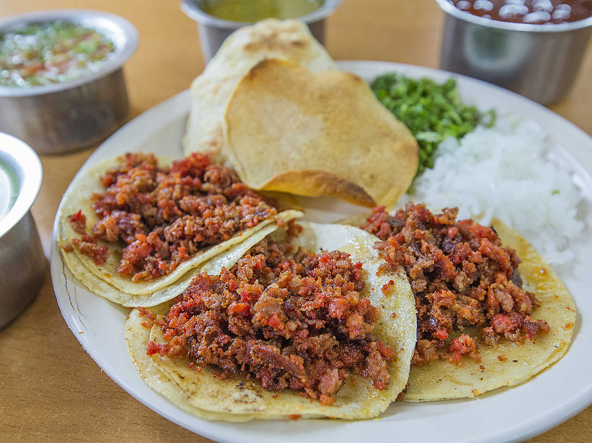 Taco de Chorizo