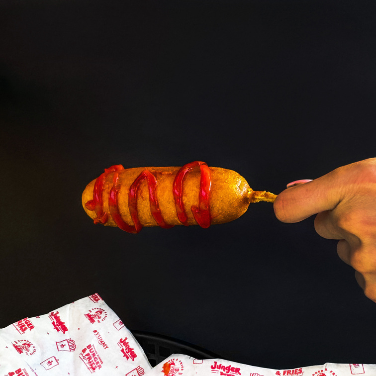 Sweet corndog (banderilla)