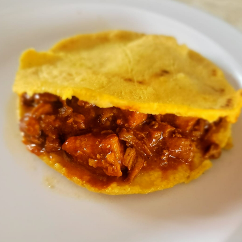 Gordita de Maíz de Asado