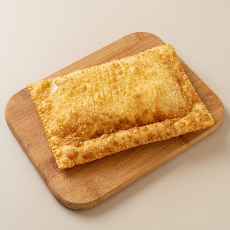 Calabresa temperada com requeijão cremoso, criando um recheio cheio de sabor e cremosidade.