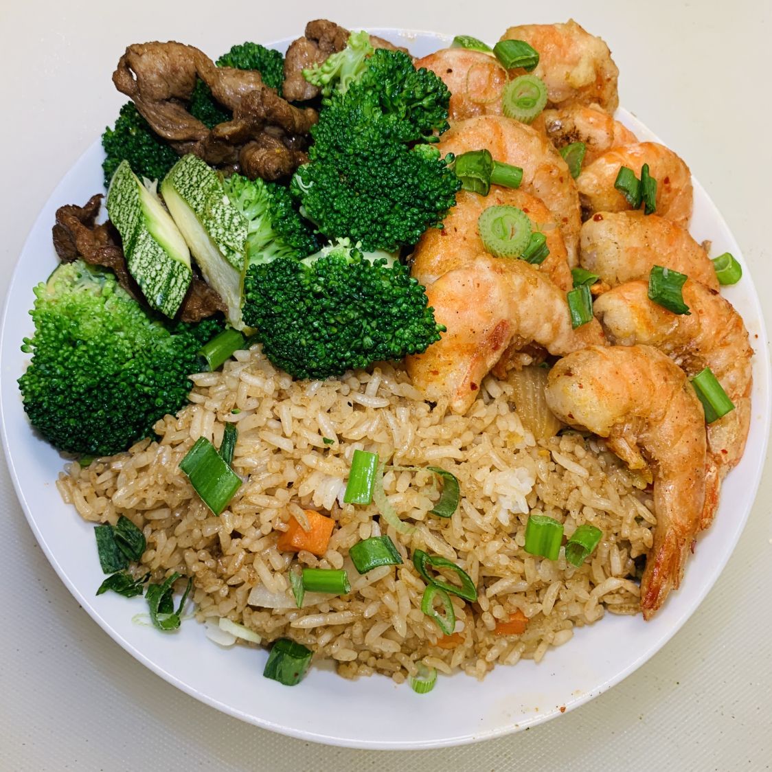 Camarón, Arroz y 1 Guiso