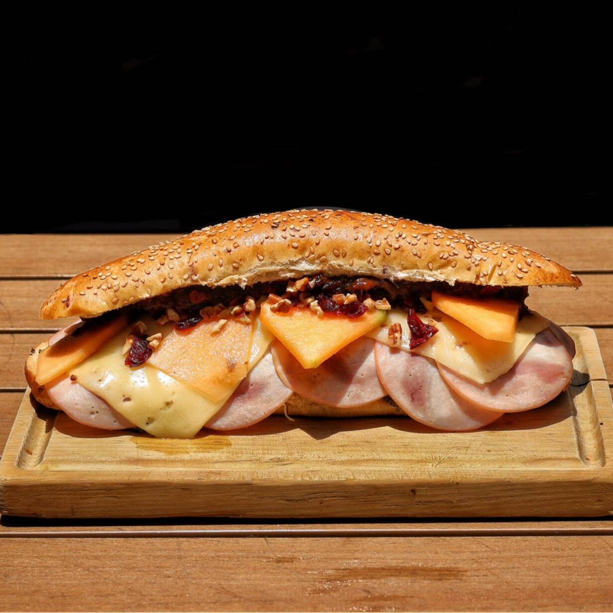 Baguette Gourmet con Lomo Canadiense