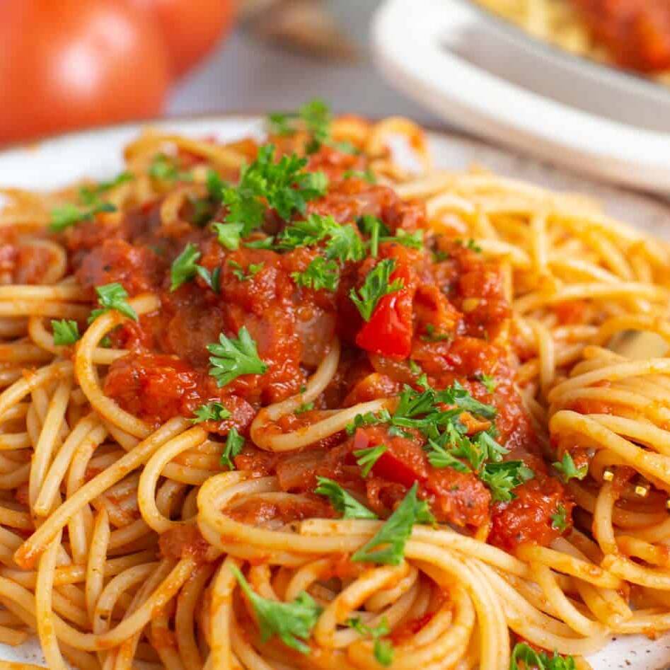 Espagueti Arrabiata