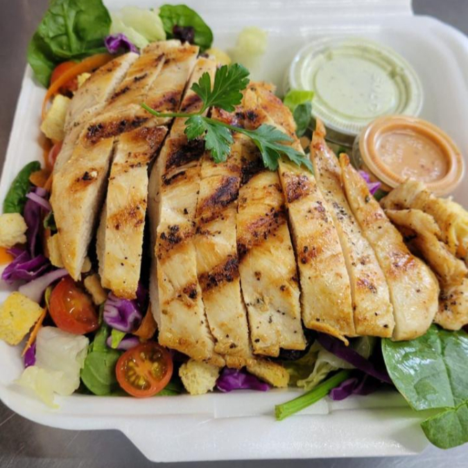 Ensalada Verde con Pollo