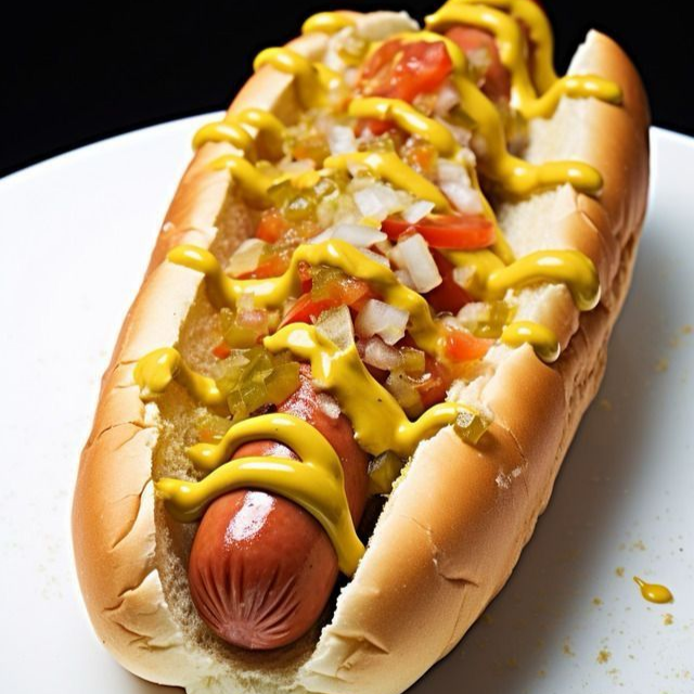 Hot Dog Con Tocino