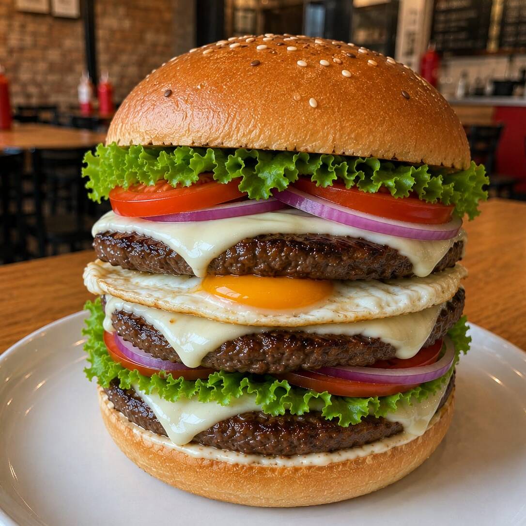 Hamburguesa Triple Carne