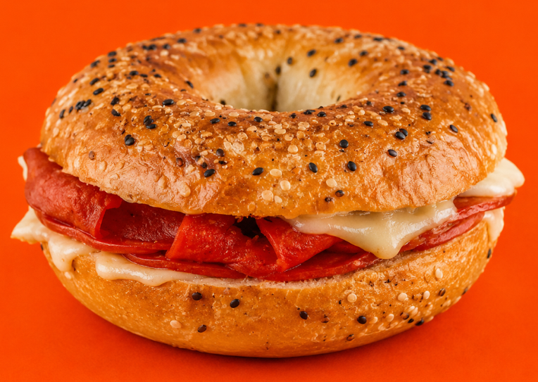 Bagel Pizza
