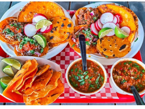 Comida y snacks lluvia