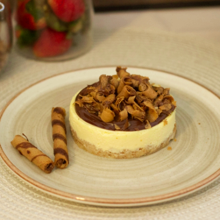 Cheesecake Avellanas y Barquillo