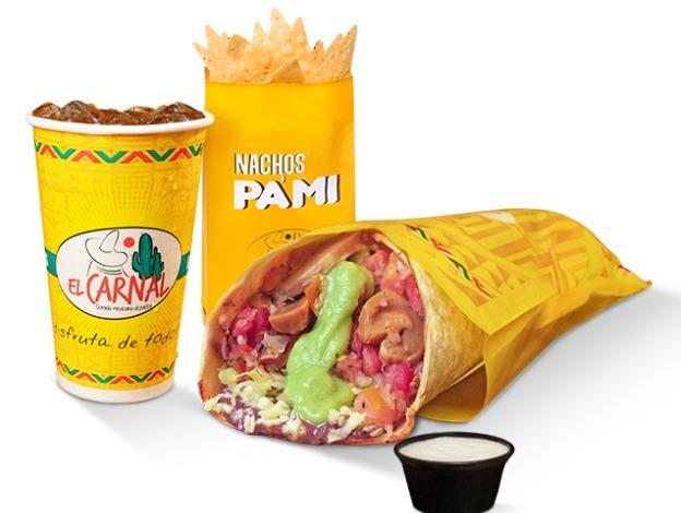 COMBO BURRO VEGETARIANO TRADICIONAL