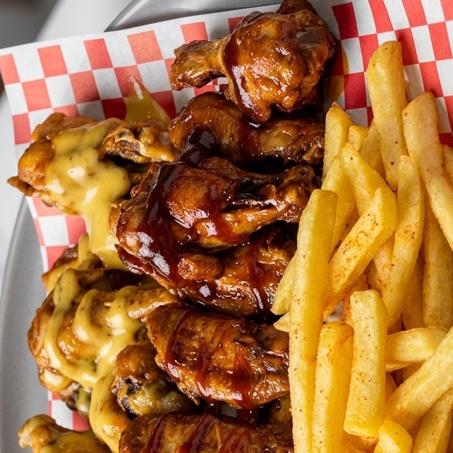 Combo #2 8 Alitas BBQ