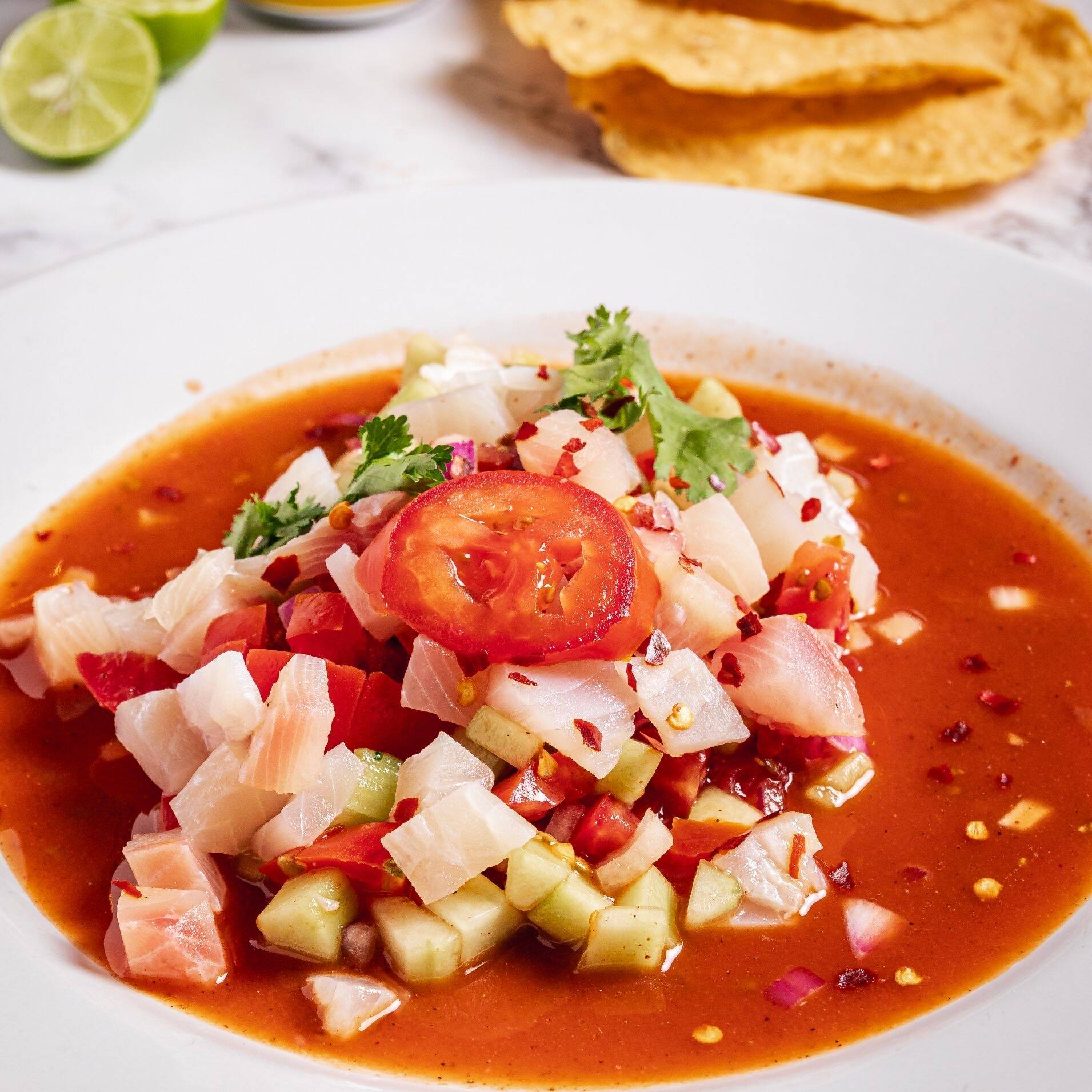 Ceviche de pescado orden