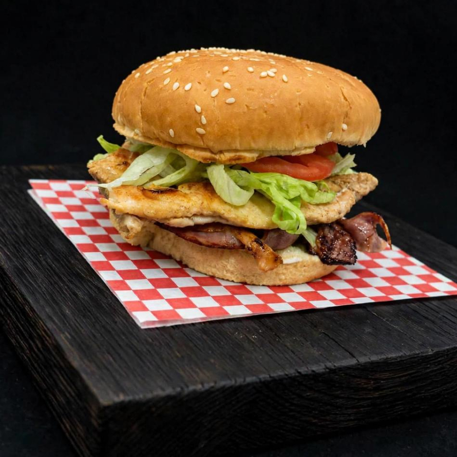 Hamburguesa Pollo a la Plancha