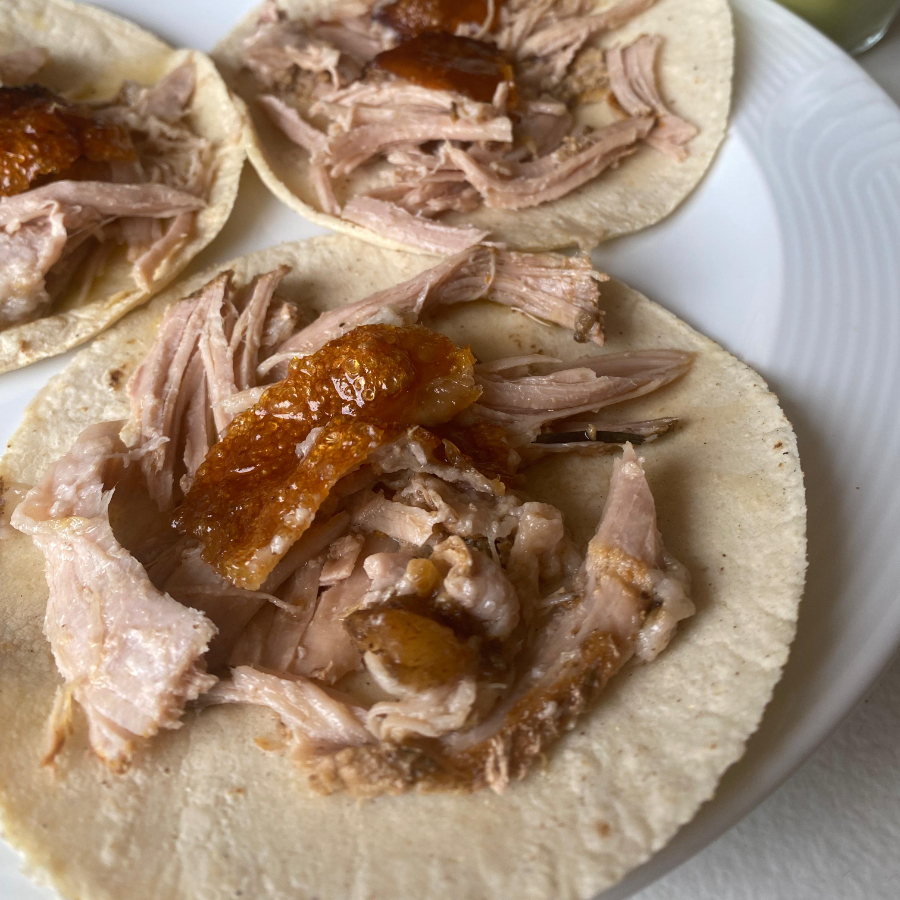 TACO DE LECHÓN AL HORNO