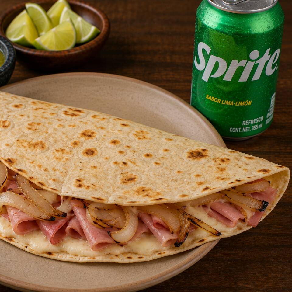 QUESADILLOTA DE JAMON 🌮 + REFRESCOS 🔥😀