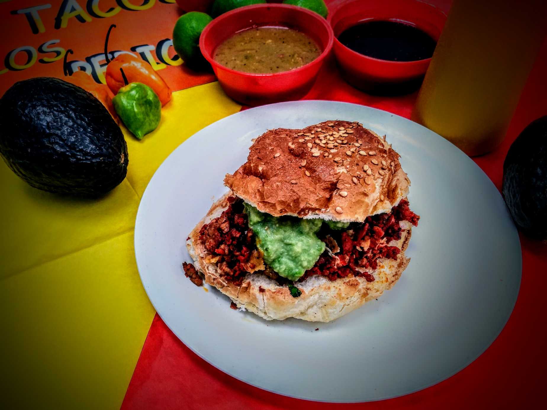 Cemita Asada, Longaniza o Combinada