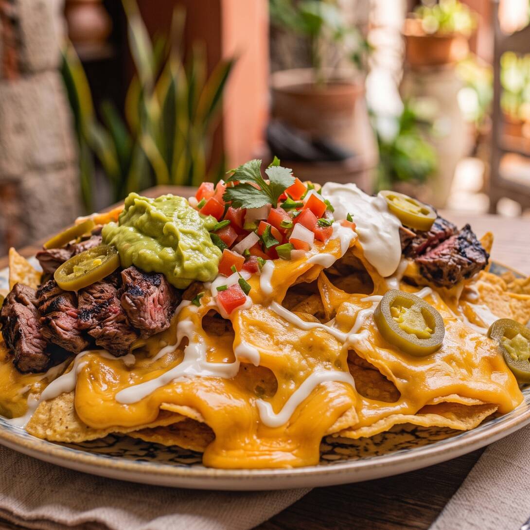 Nachos con Arrachera