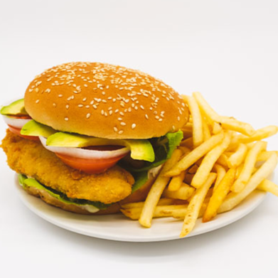 Paq#4  Fish Burger y Papas