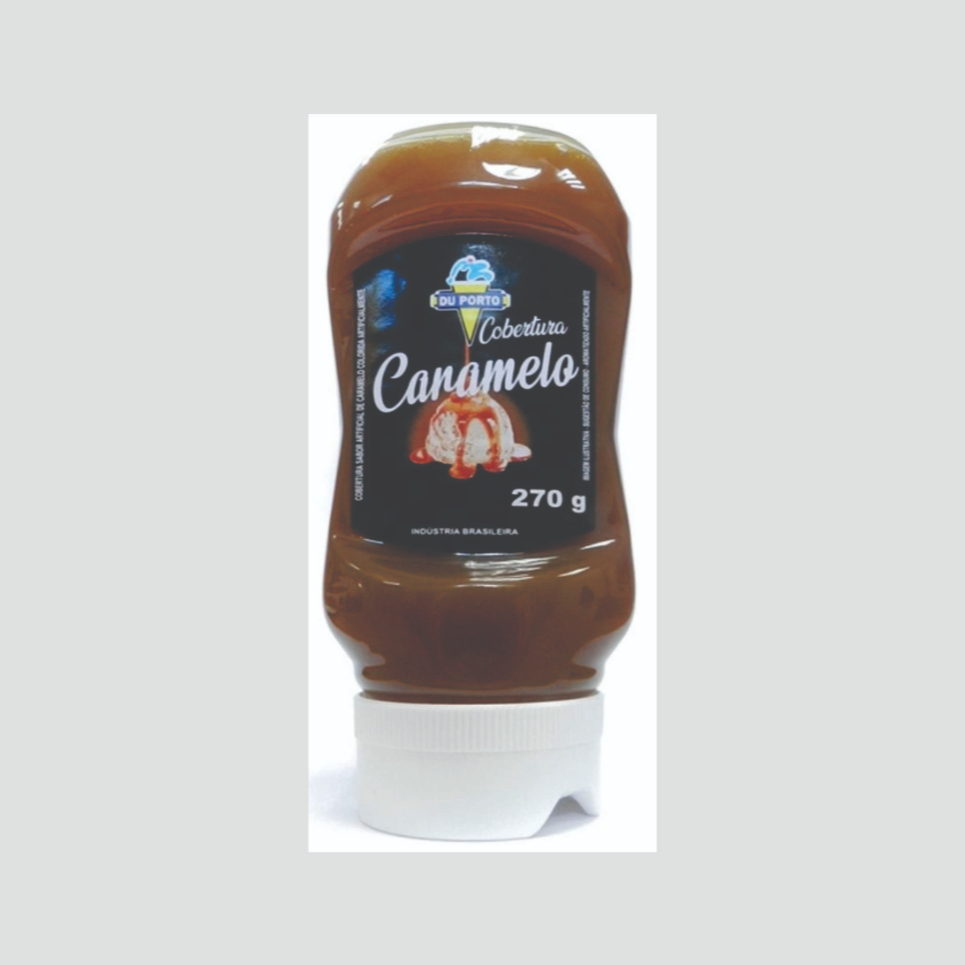 Cobertura sabor caramelo. Peso 270g