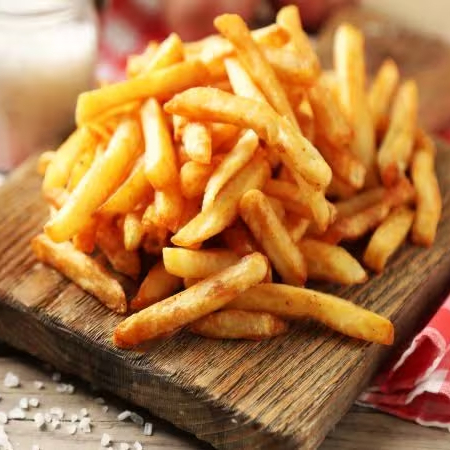 Porção de batata frita crocante