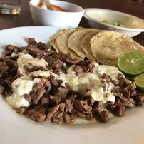 Orden bistec con queso