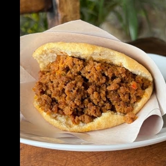 Arepa frita molida