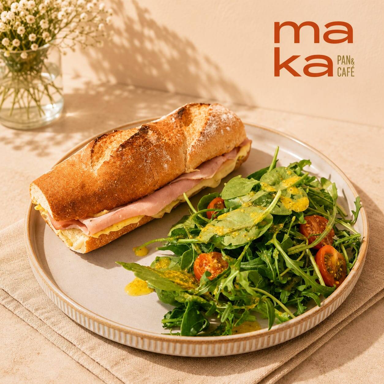 Baguette de Pavo y Manchego