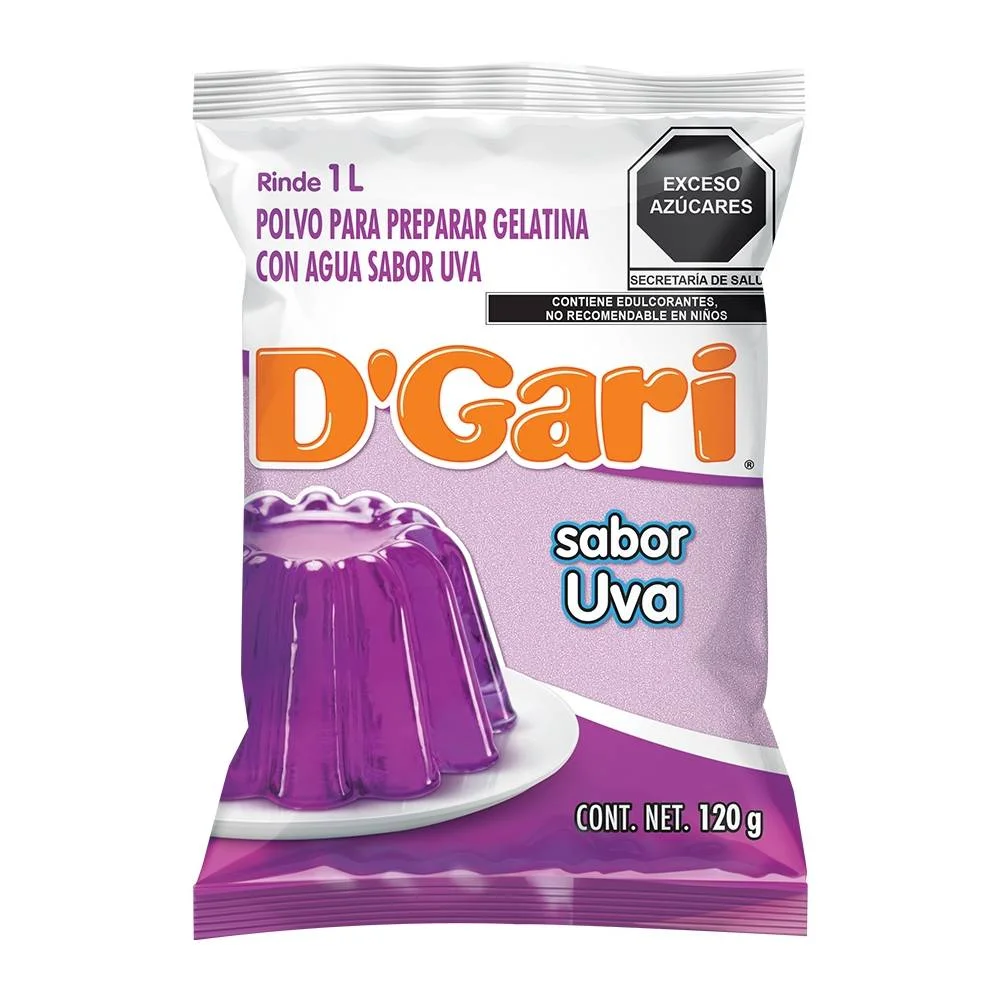 GELATINA DGARI SABOR UVA 120GR