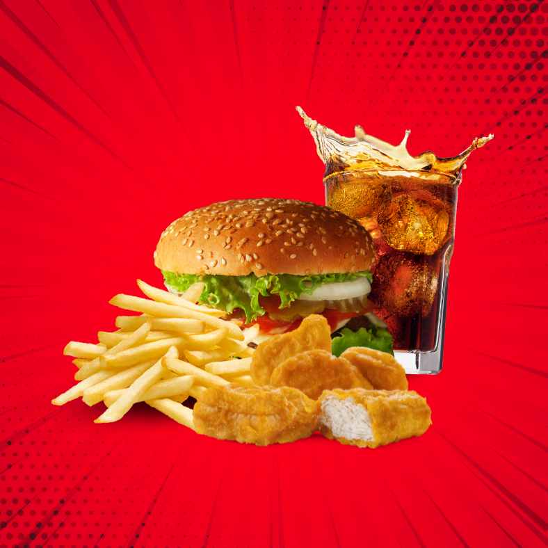 Combo 🍔a Elegir + 🍟 + Nuggets + 🥤