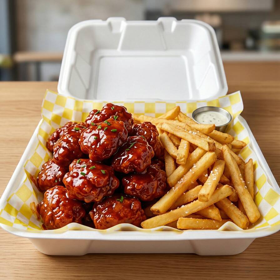 Boneless Personales + Papas