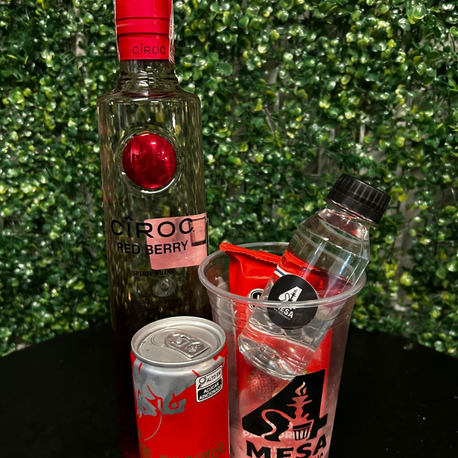 Favor indicar nas observações o sabor do gelo e do energético (morango, melancia, coco, maçã verde e maracujá)